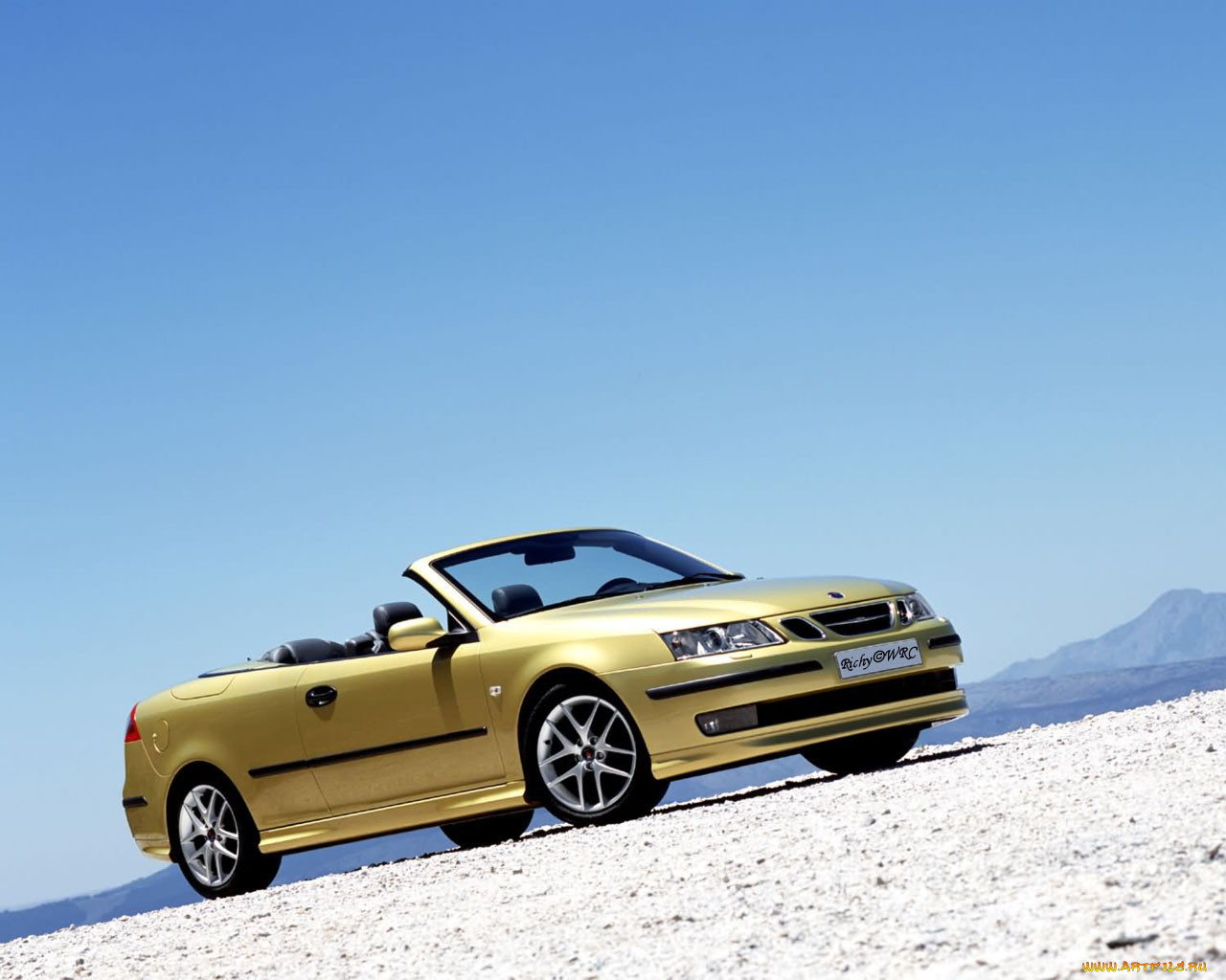 saab, convertible, 